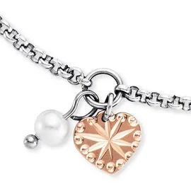 Engelsrufer Fußkette ERFS-LILHEART-PE-BI - bicolor