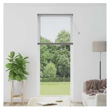vidaXL Balkenjalousie 220 x 85 cm Silber