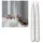 Star Trading LED Stabkerzen Flamme Shine, 2er Set, Flammenlose Echtkerzen mit Timer, Warmweiß, Batteriebetrieben, Weiß, 24,5 cm