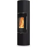 Edilkamin Kaminofen Tally 8 Up S | Stahl schwarz | 8 kW - Schwarz