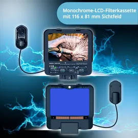 STAHLWERK Automatik-Schweißhelm 3-in-1 RAPTOR mit LED-Licht