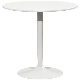 Homcom Runder Esstisch Ø 80 cm weiß