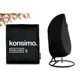 konsimo® Cullus Hängestuhlbezug 0 x 0 m Schwarz