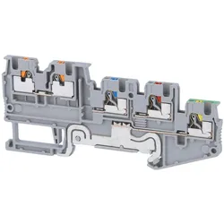 3244465 PHOENIX CONTACT Initiatoren-/Aktorenklemme PTIO 1,5/S/4-PE mit Schutzleiterfunktion, Push-In-Anschluss Nennspannung 250V Kurzzeitstrom 0,80kA - 1 Stück