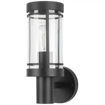 Grafner Grafner® Edelstahl Wandlampe Wandleuchte Hofleuchte E27 Schwarz WL11002