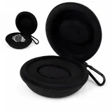 1PCS Portable Single Watch Uhrenbox mit Reißverschluss für Smartwatches Single Watch Uhrenbox, Sturzsicher und Wasserdicht, Lösung zur Aufbewahrung für Halsketten und Ohrhörer, schwarze Tragetasche