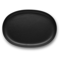 eva solo Nordic kitchen ovaler Teller | black | 26x18 cm