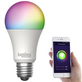 Luminea WLAN-LED-Lampe, E27, RGB-CCT, 14 W (ersetzt 150 W), 1.520 lm, App