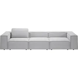 Home Affaire 3,5-Sitzer HOME AFFAIRE "Watertown, modernes Big-Sofa XXL, 336 cm Breite, auch in Feincord", grau (light, grau), B:336cm H:68cm T:98cm, 94% Polyester, 6% Nylon, Sofas, Riesiges Designersofa mit viel Platz & weichen Bezügen in Trendfarben