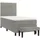 vidaXL Boxspringbett 100 x 200 cm Hellgrau