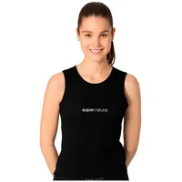 super.natural Grava Under ärmelloses T-shirt - Jet Black - XL