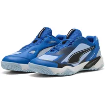 Puma Solarstrike 4 Hallenschuhe Herren mountain blue/puma black/haute tropic/puma white 39