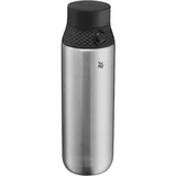 WMF Waterkant Trinkflasche Edelstahl 750ml, Sport Edelstahlflasche Kohlensäure geeignet, Sportverschluss, Einhandöffnung, auslaufsicher, BPA-frei