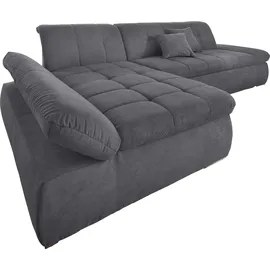 DOMO collection Ecksofa DOMO COLLECTION "NMORIC XXL, 300x172x80cm, L-Form", grau, B:300cm H:80cm T:172cm, Chenille (85% Polyester, 15% Acryl);Luxus-Microfaser (100% Polyester);Struktur ( 100% Polyester);Microfaser PRIMABELLE (100% Polyester), Sofas, Ecksofa, wahlweise