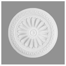 PROVISTON Stuckrosette Polystyrol Durchmesser 600 mm Weiß Deckenrosette | PROVISTON
