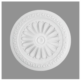 PROVISTON Stuckrosette Polystyrol Durchmesser 600 mm Weiß Deckenrosette | PROVISTON