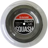 Oliver Squashsaite SQ X5 Wave grau/weiss 200m Rolle, Saitendicke: 1.25 grau