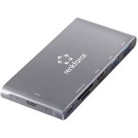 Renkforce RF-4599772 USB-C® Dockingstation Passend für Marke: Universal M.2 SSD Steckplatz, integr