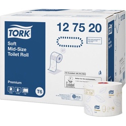 Tork, Toilettenpapier, Soft Mid-size Toilet Roll 2 Ply (27 x)