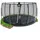 EXIT TOYS Dynamic ebenerdiges Trampolin 427 cm inkl. Sicherheitsnetz schwarz