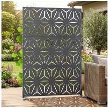 casa.pro Trennwand Kilsturd 180 x 120 cm Anthrazitgrau