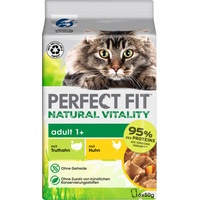 Perfect Fit 1+ Natural Vitality Adult mit Truthahn & Huhn 6 x 50 g