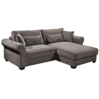 ed exciting design MID.YOU Ecksofa Mokka - braun