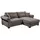 ed exciting design MID.YOU Ecksofa Mokka - braun