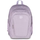 Seven Tech Shiny Schulranzen, Geräumige Schultasche, Rucksack für Teenager, Mädchen Jungen, Tornister mit Doppelfach, reflektierende Einsätze, Trinkflaschenfach-Laptopfach, gepolstert, rosa