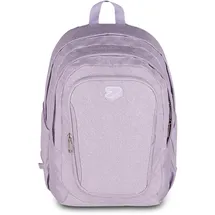 Seven Tech Shiny Schulranzen, Geräumige Schultasche, Rucksack für Teenager, Mädchen Jungen, Tornister mit Doppelfach, reflektierende Einsätze, Trinkflaschenfach-Laptopfach, gepolstert, rosa