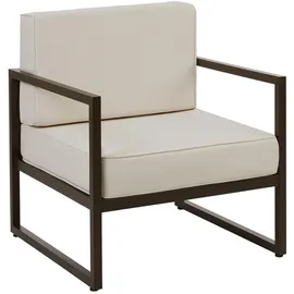 Tectake tectake® Garten-Loungesessel, Dicke des Sitzpolsters 14 cm, Loungemöbel, Lounge-Sessel