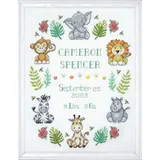 Design Works Crafts Kreuzstich Stickpackung Im Dschungel, Zählmuster