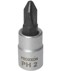 PROXXON 23731 PH2 Kreuzschlitzschrauben Einsatz Antrieb 6,3mm (1/4')