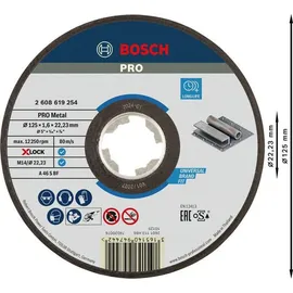 Bosch Trennscheibe X-LOCK 125 mm