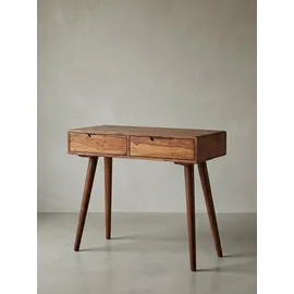 KADIMA DESIGN Rustikaler Konsolentisch 90x36x76 cm braun