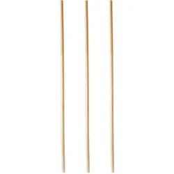 Bio-Strohhalm aus Stroh / Ø 4 mm x 20 cm - Papstar Pure (100 Stk) - 1 Packung = 100 Stk