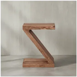 KADIMA DESIGN Z-Cube Beige Akazie 44 x 59 x 30 cm
