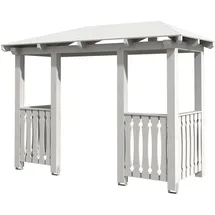 SKANHOLZ Vordach Wismar 6 351 x 134 cm weiß