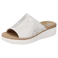 Rieker Damen Sandalen Pantolette beige
