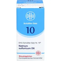 BIOCHEMIE DHU 10 Natrium sulfuricum D 6 Globuli 10 g