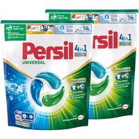 Persil Tiefenrein 4in1 DISCS 88 WL (2 x 44 Waschladungen), Universal Waschmittel mit Tiefenrein Technologie, Vollwaschmittel für reine Wäsche und hygienische Frische für die Maschine