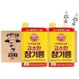 Ottogi Sesame Oil roasted Sesamöl geröstet Pure Sesam Öl 2x1L