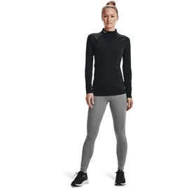 Under Armour HeatGear Authentics Stehkragen-Shirt Damen 001 black/white L
