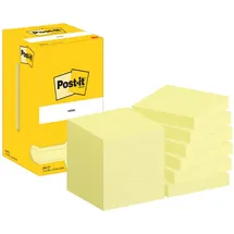 Post-it Post-it® Haftnotizen 654 gelb, 12 Blöcke