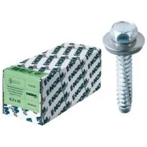 E-NORMpro Fassadenschrauben A2 BZ 6,3 x 32 100 Stück