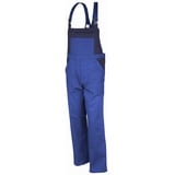 QUALITEX HIGH QUALITY WORKWEAR Latzhose basic 2-farbig kornblau/marine, Damen: 58 Herren: 64