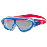 Speedo Schwimmbrille, für Kinder und Jugendliche von 6-14 Jahren, mit großem Sichtfeld rot
