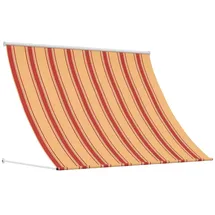 vidaXL Markise Mehrfarbig 300 x 150 cm gelb