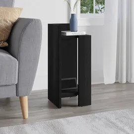 Livetastic Nachtschrank Elos 27 x 60 x 25 cm Schwarz