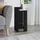 Livetastic Nachtschrank Elos 27 x 60 x 25 cm Schwarz